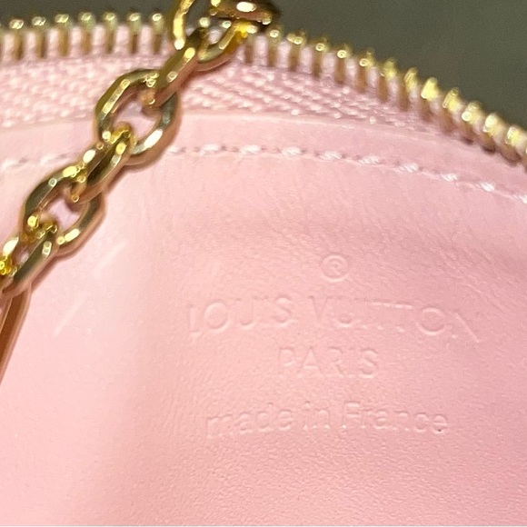 💯Authentic Louis Vuitton Patent Leather Cles Pouch/Card Holder, Gift Box & Bag - Picture 9 of 16